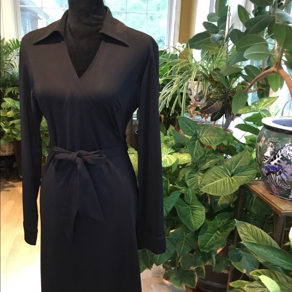 Women’s Black Wrap Dress